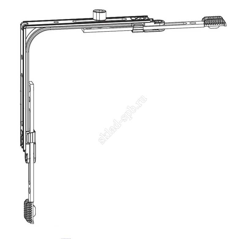 Угловой переключатель, MM с 1 ЗЦ FFB 320-1.650 Silber