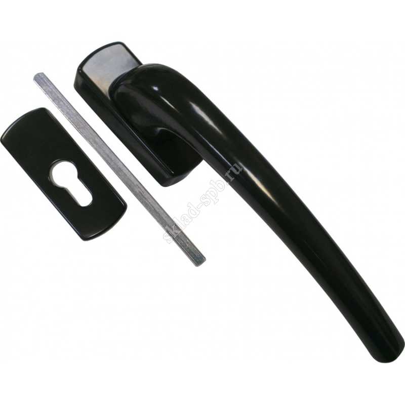SKB-Z Ручка внутренняя с накладкой для проф. цилиндра для DM=17,5-50 Штифт 117 мм Цвет: Коричневый
