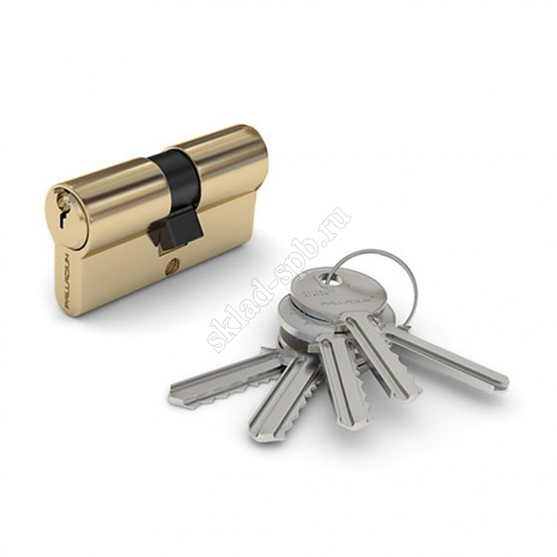 Цилиндр замка (латунь) 40x45 ключ/ключ