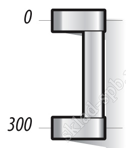 Ручка дверная СТН-1565.300 б/п